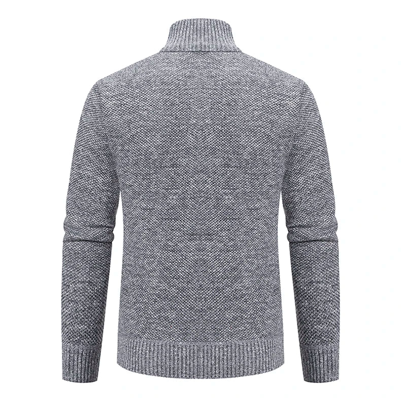 Gebreid herenvest met fleece - afbeelding 18