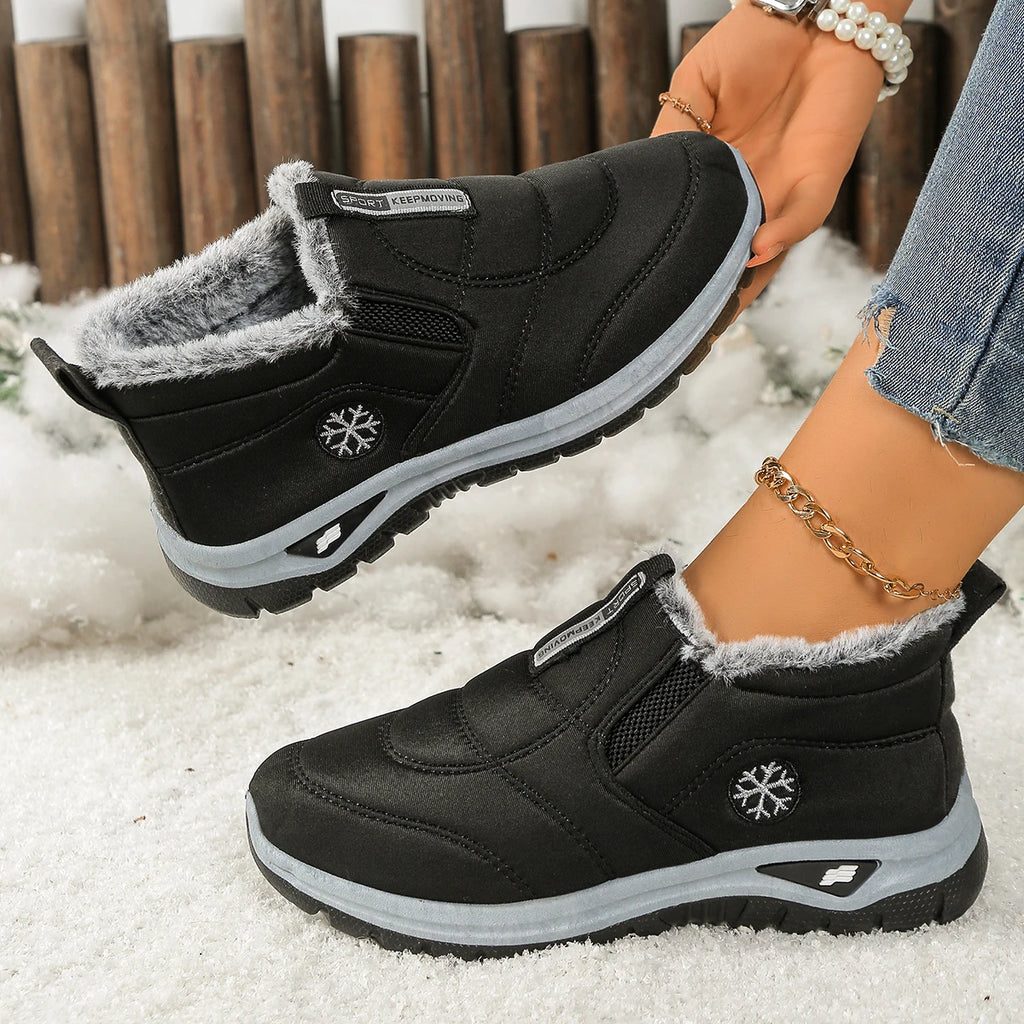 Gevoerde instapboots met fleece - afbeelding 3