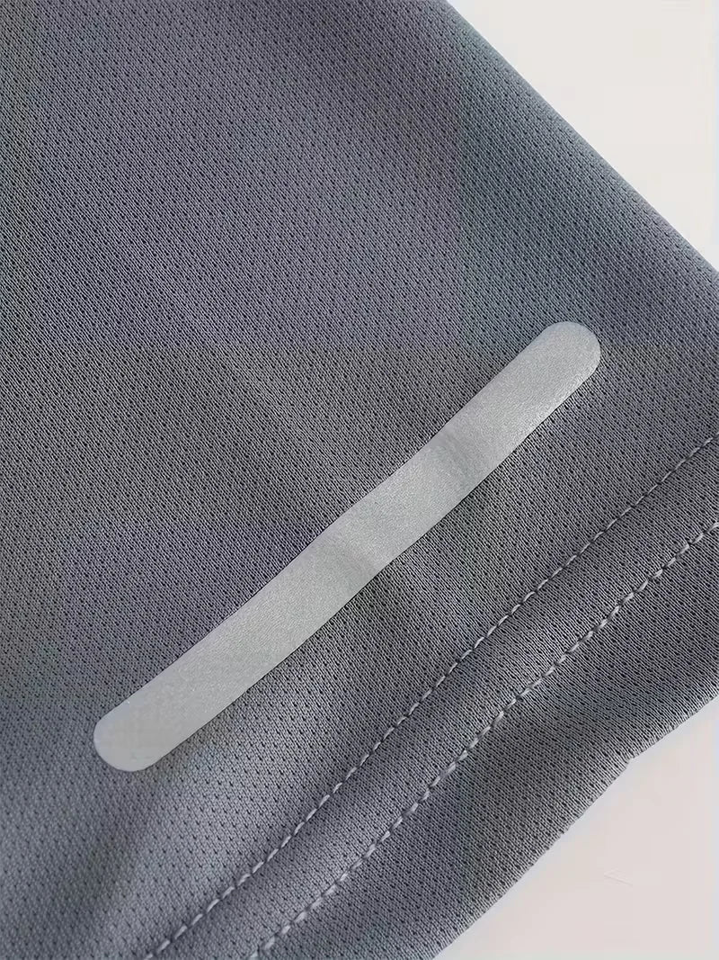 Heren quick-dry sportshirt met reflecterende details