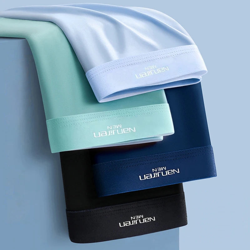 Boxershorts, zijdezacht materiaal (set van 4)