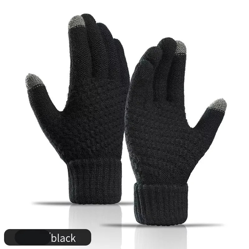 Gebreide touchscreen handschoenen - afbeelding 2