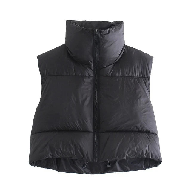 Korte gewatteerde bodywarmer - afbeelding 7