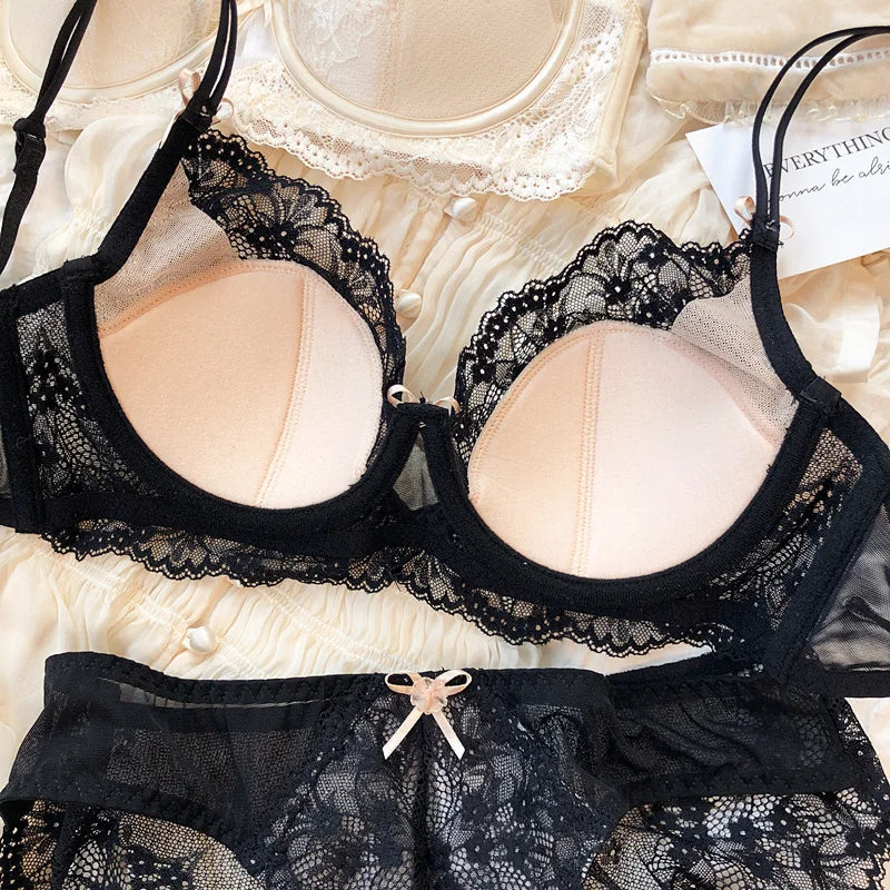 Kanten lingerieset met strikje - afbeelding 14
