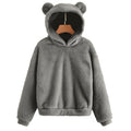 Teddy hoodie met berenoortjes - afbeelding 26