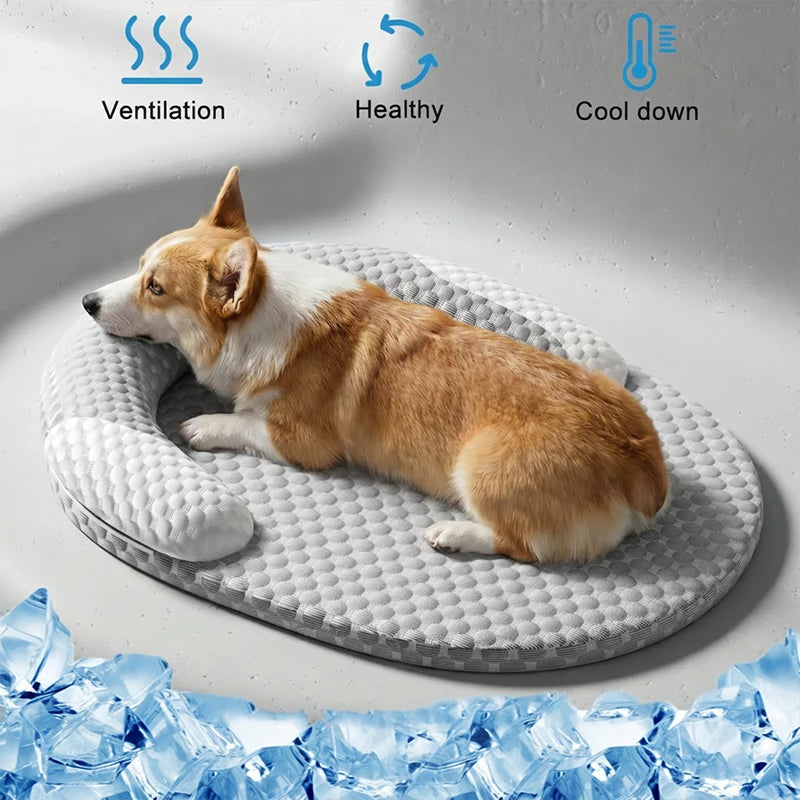 Ice Silk verkoelende dierenmat
