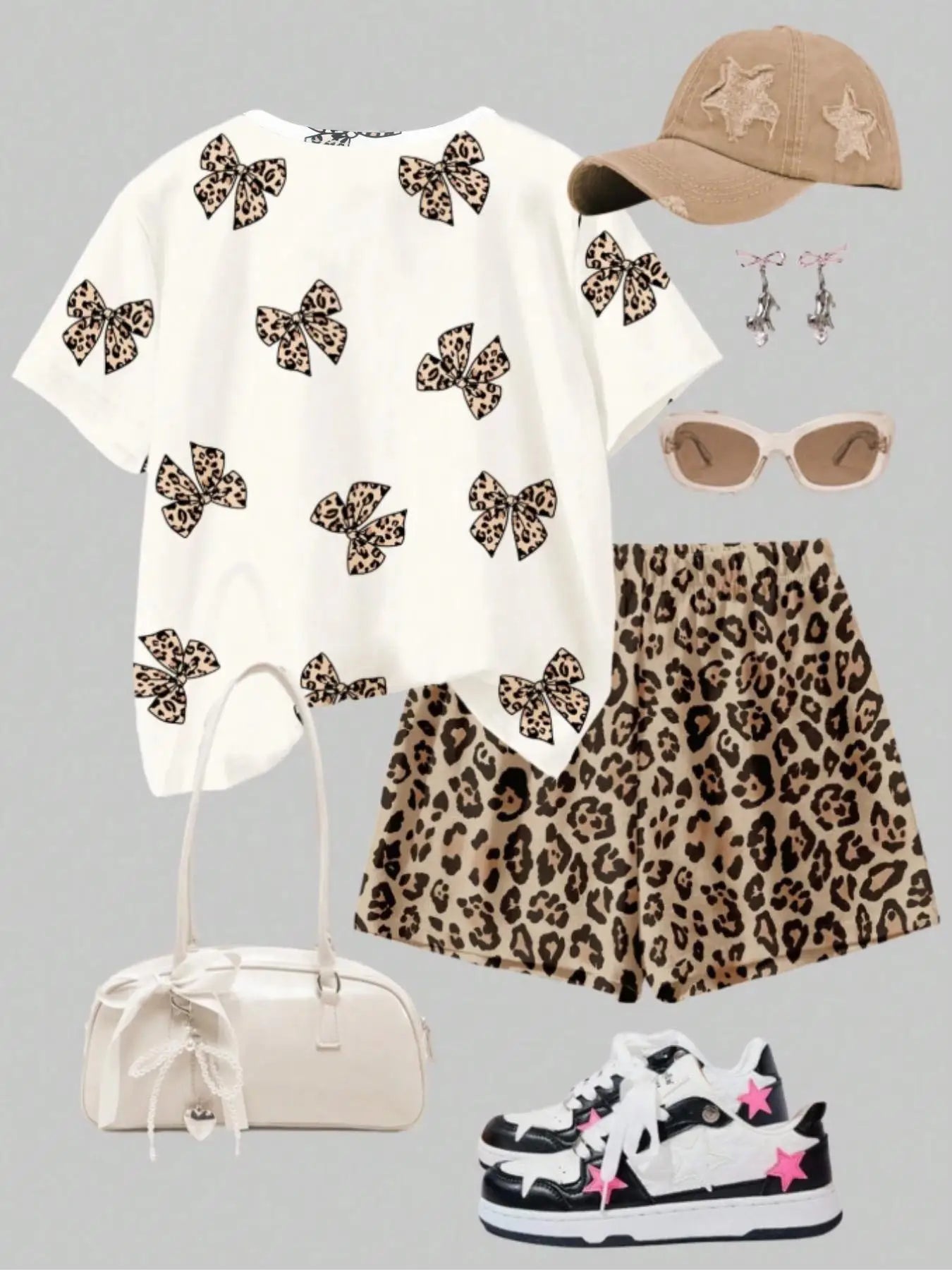 2-delige cheetah print zomerset