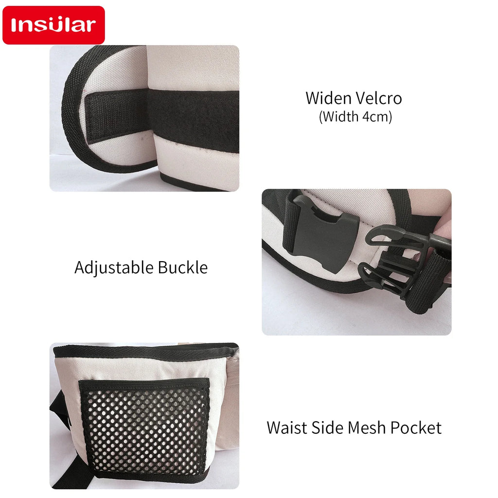 Ergonomische baby draagzak met heupzitje