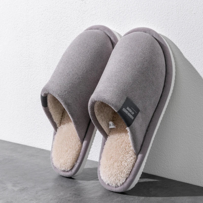 Pluche pantoffels van suèdelook - afbeelding 12