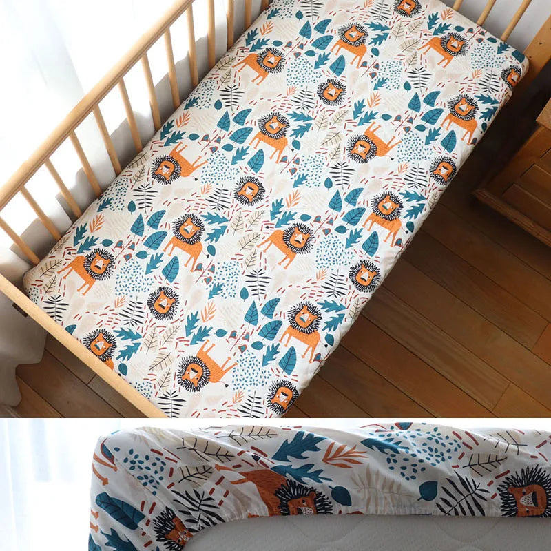 100% katoenen baby hoeslaken van 130x70cm