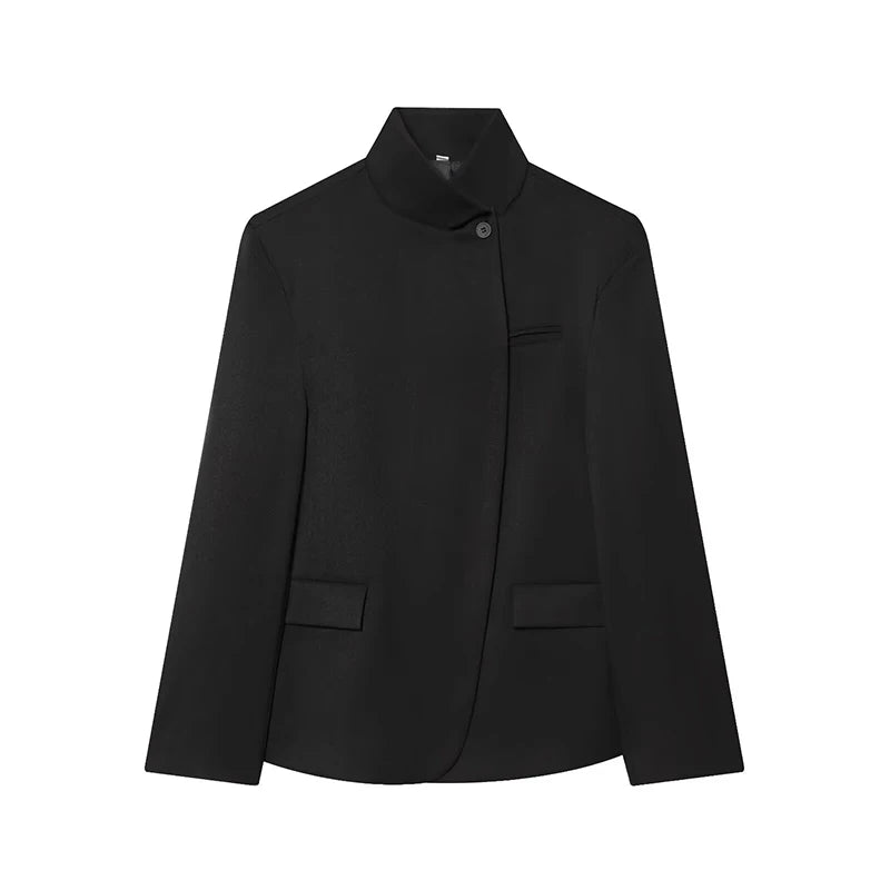 Kantoorblazer met opstaande kraag - afbeelding 29