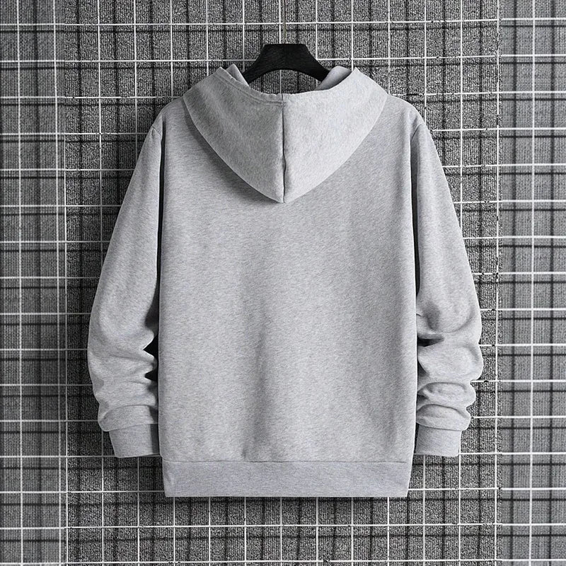 Basic herenhoodie met kangoeroezak - afbeelding 13