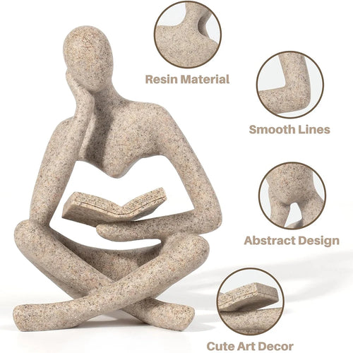 Abstracte "Thinker" sculptuur