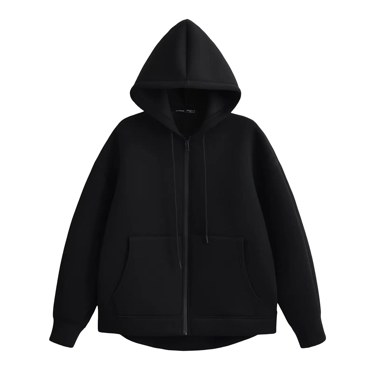 Oversized hoodiejas met rits - afbeelding 18