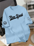 T-shirt met letterprint