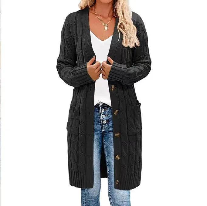 Losvallend gebreid vest