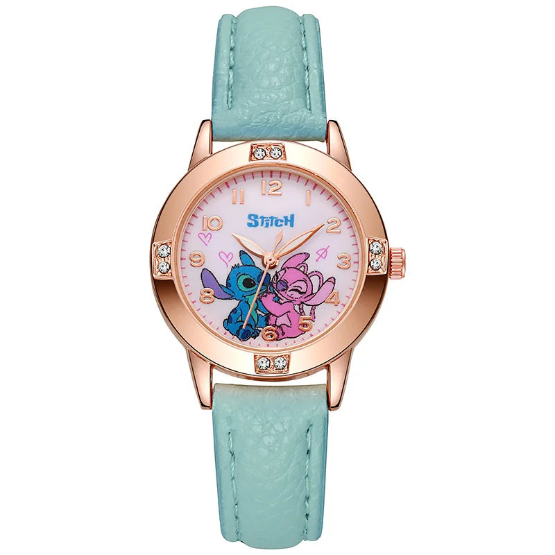 Schattige Stitch kinderhorloge