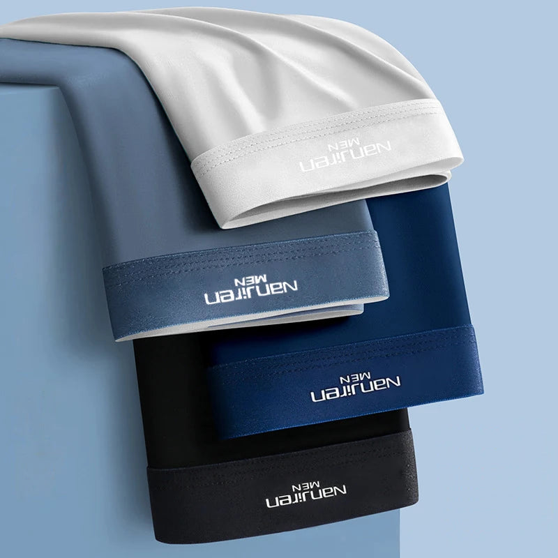 Boxershorts, zijdezacht materiaal (set van 4)