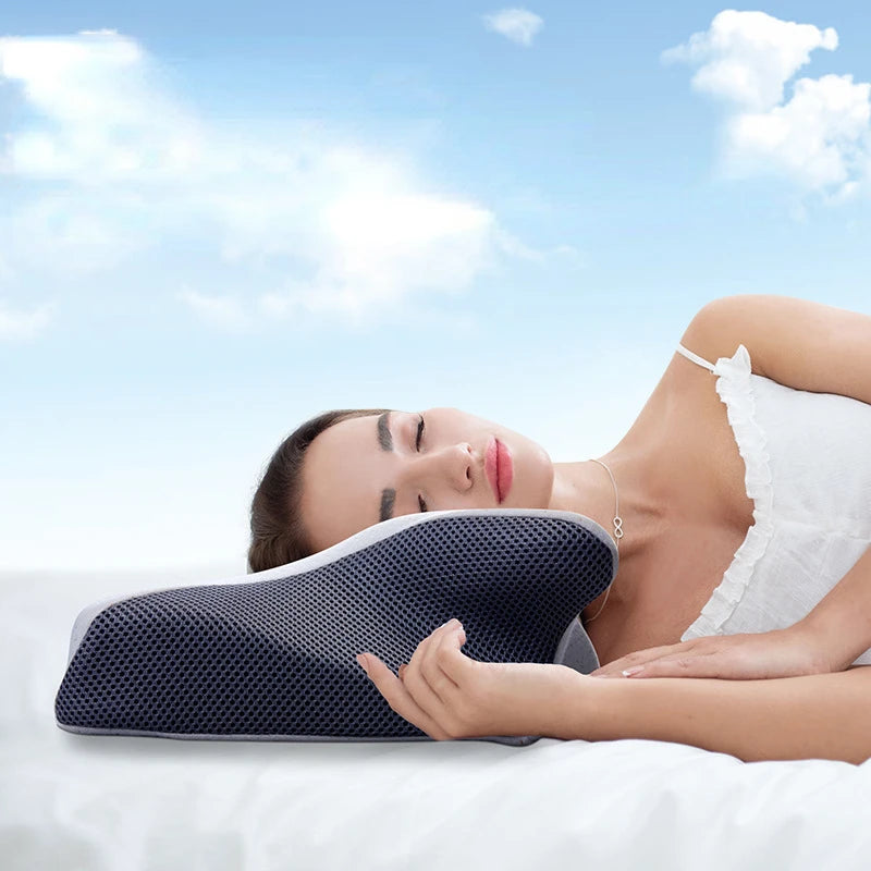 Ergonomische vlindergeheugenkussen