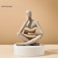 Abstracte "Thinker" sculptuur
