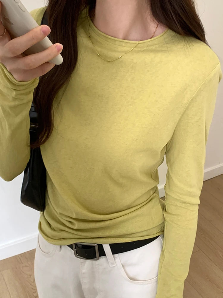 Basic shirt met lange mouwen - afbeelding 29