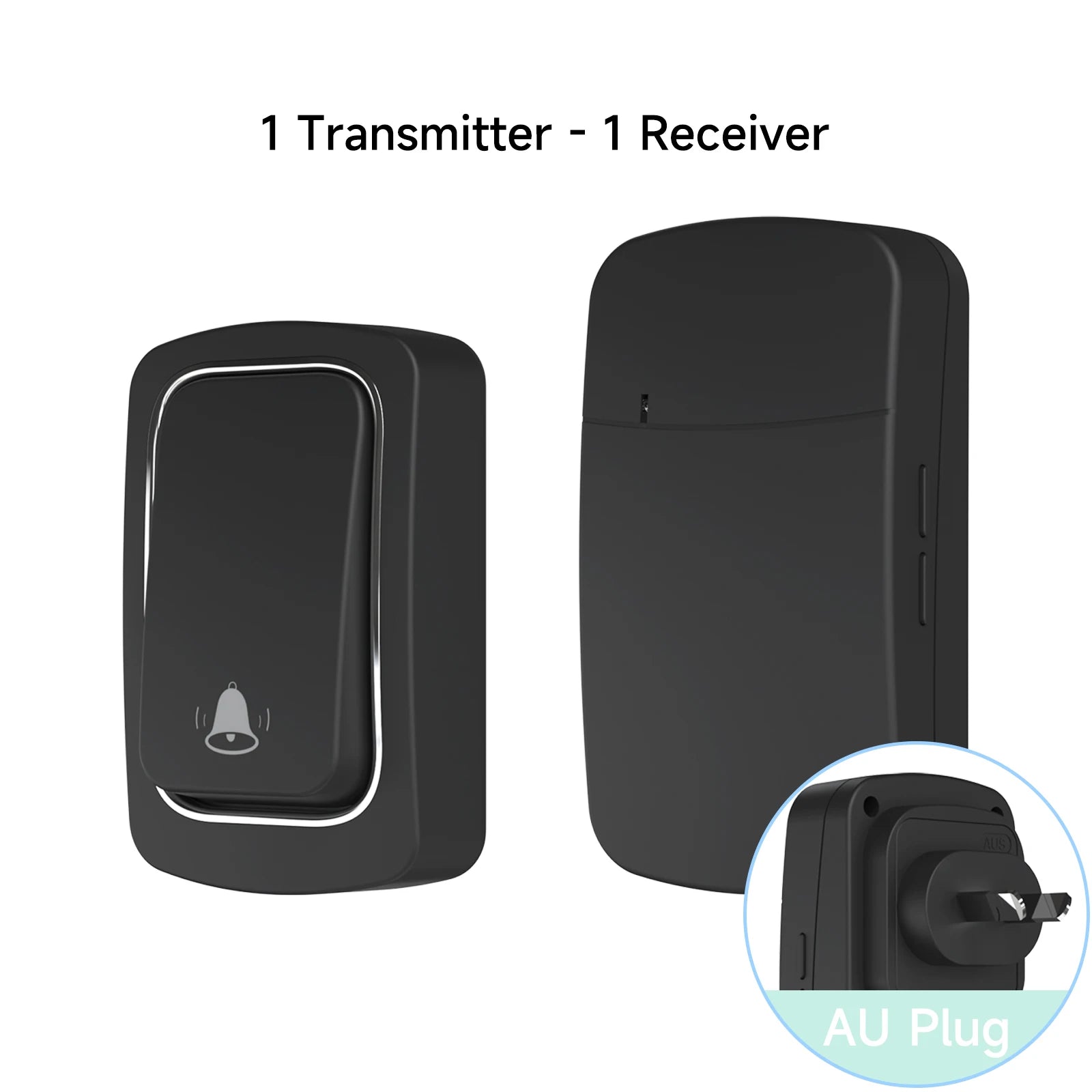 Draadloze deurbel zonder batterij, waterdicht