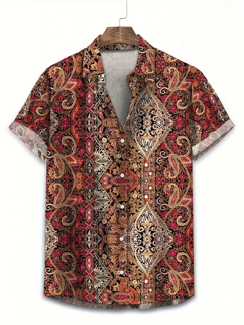 Hawaïhemd met paisleyprint - afbeelding 6