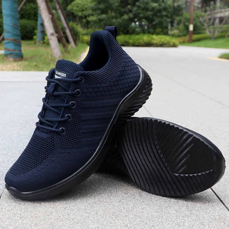 Ademende gebreide herensneakers - afbeelding 10