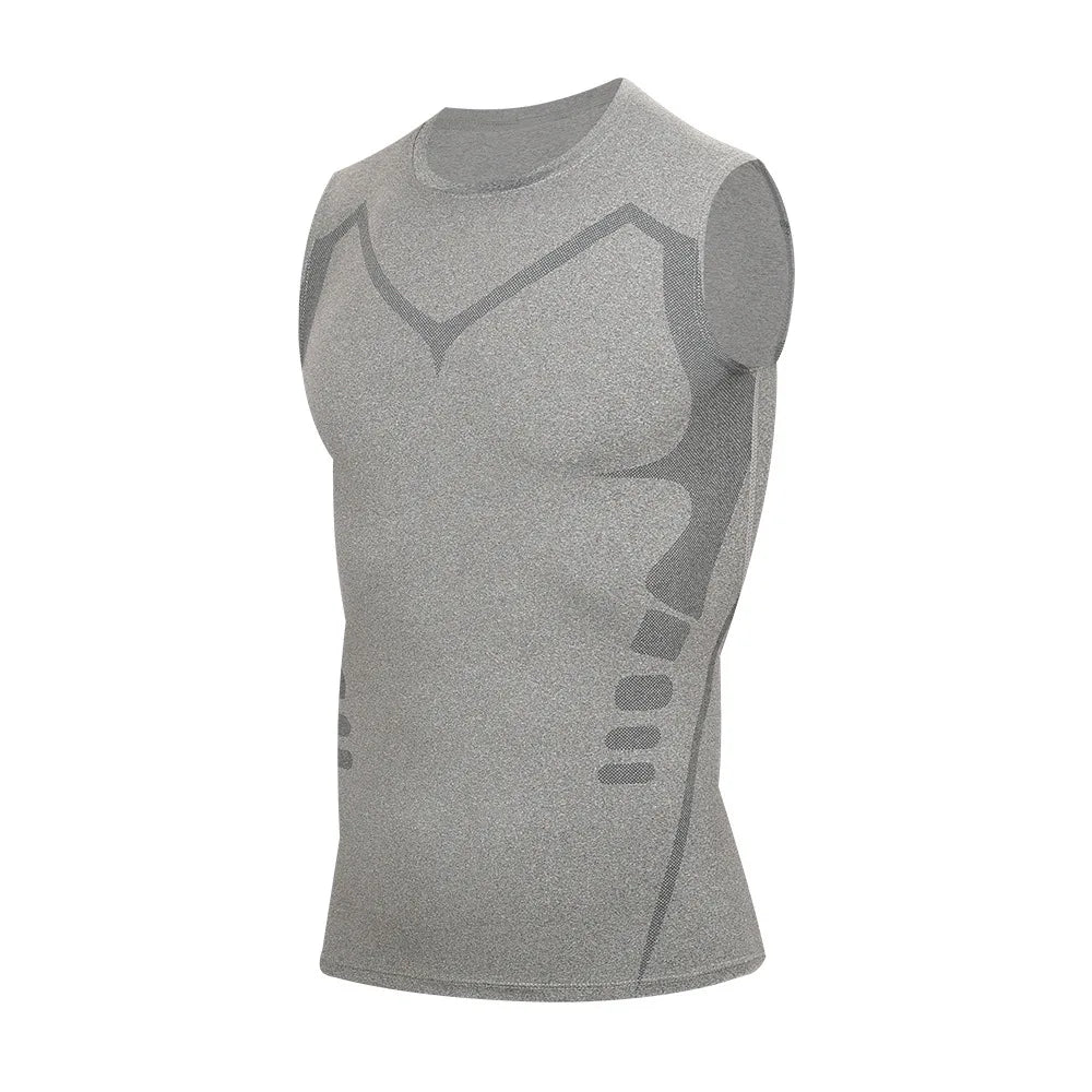 Heren compressie sportshirt