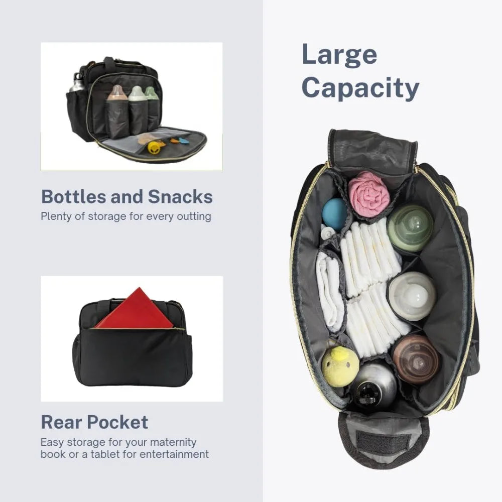 Praktische baby crossbody luiertas