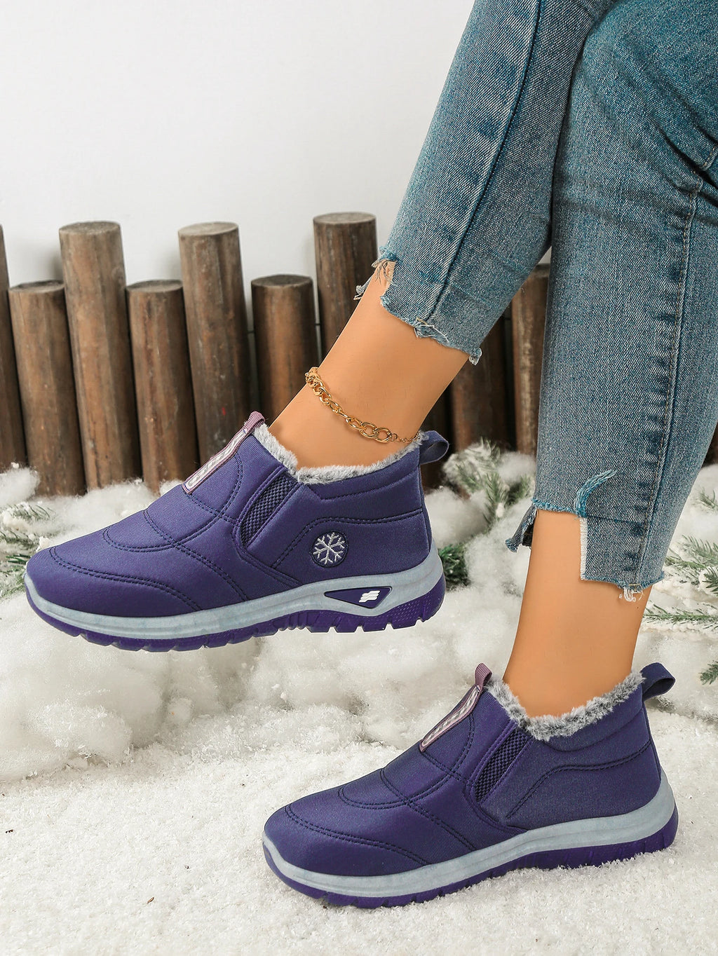 Gevoerde instapboots met fleece - afbeelding 20
