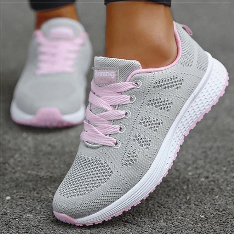 Klassieke gebreide damessneakers - afbeelding 4