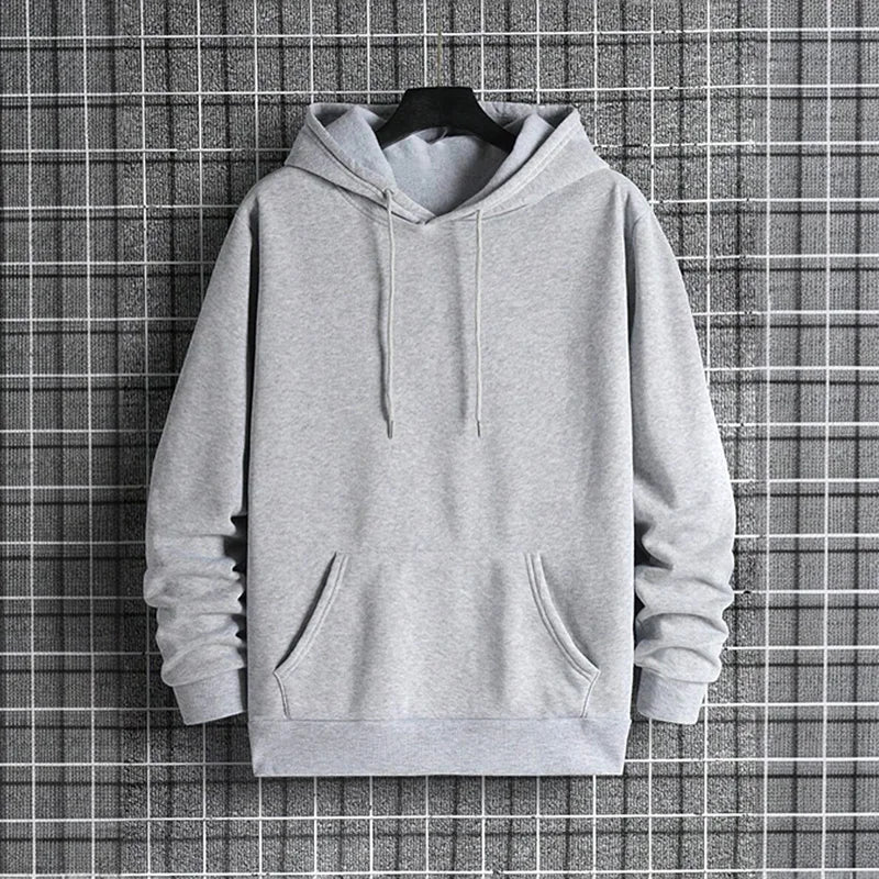 Effen joggingpak met hoodie - afbeelding 9