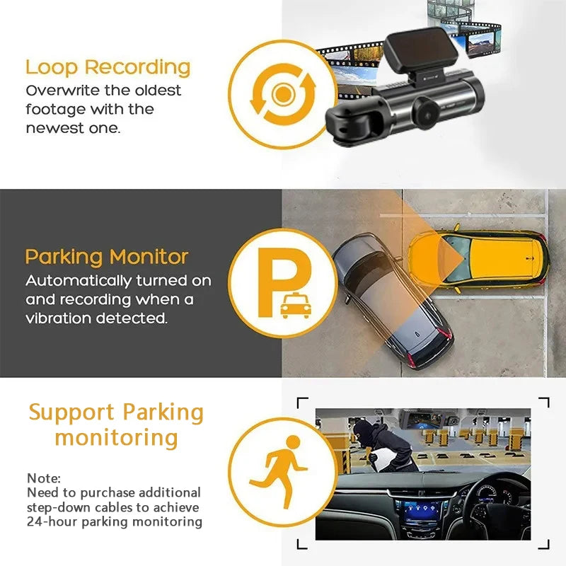 1080P Dashcam voor auto's met wifi