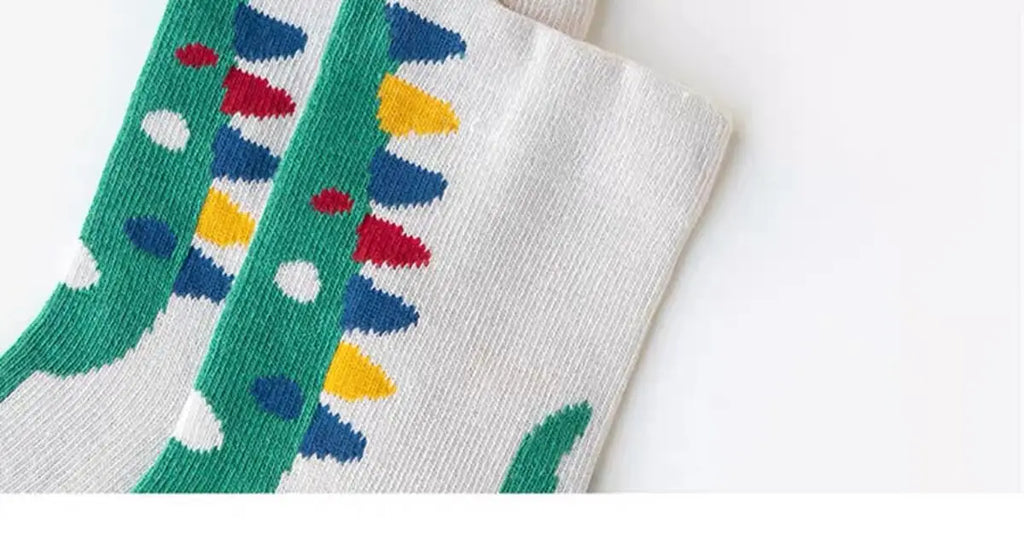 Kindersokken met print 5 paar - afbeelding 12