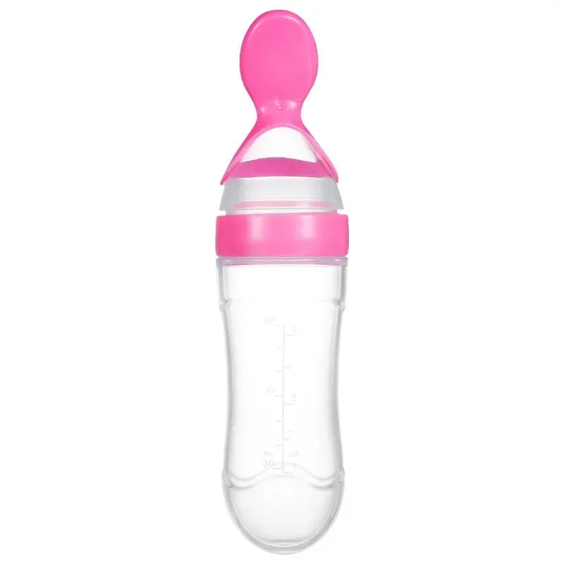 BPA-vrije voedingsfles met lepel