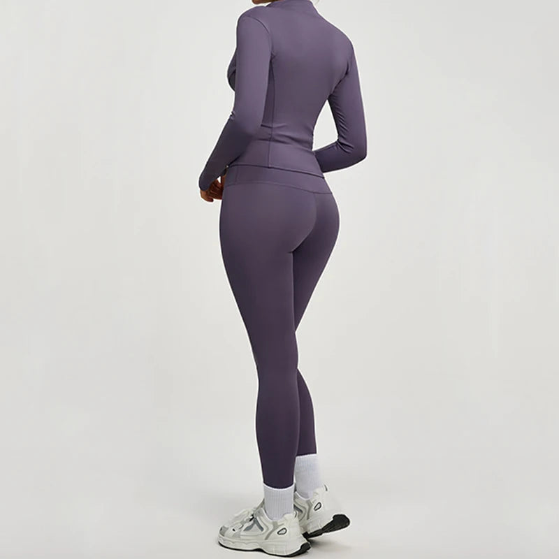 Sportset met vest en legging - afbeelding 2