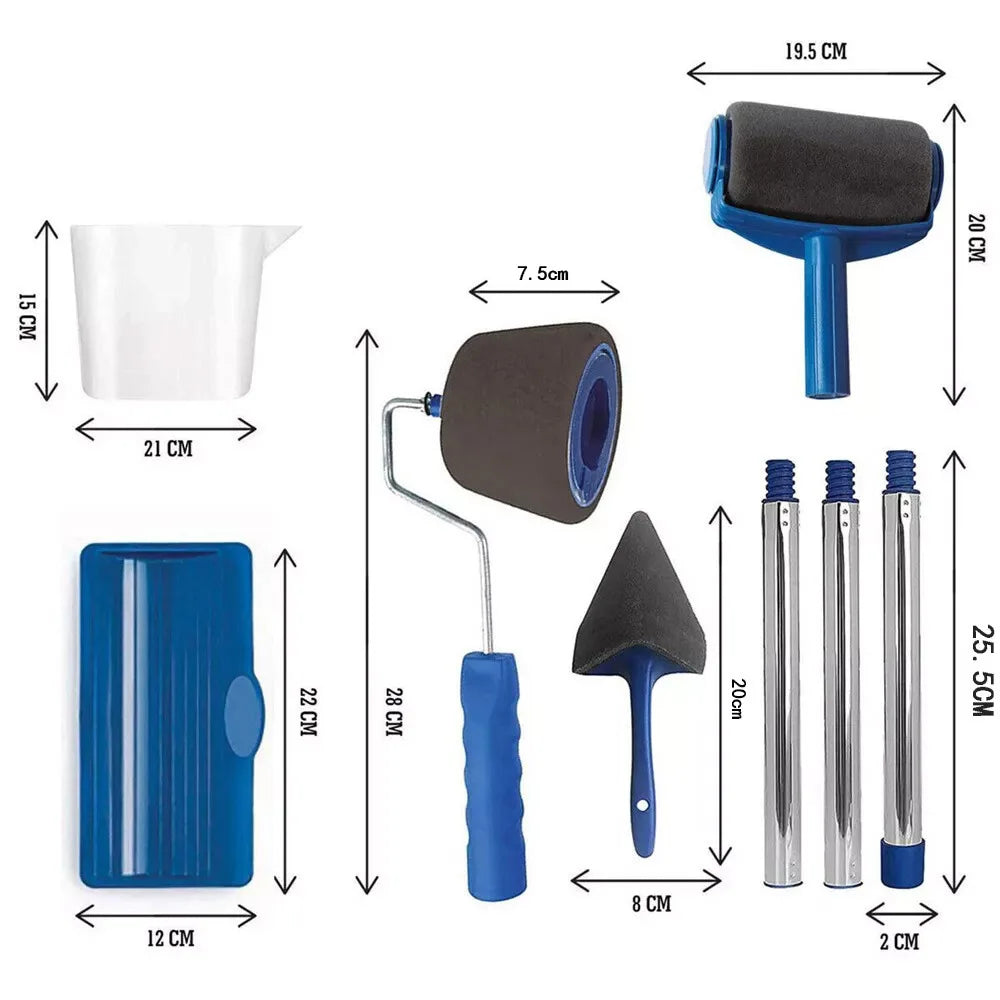 Verfroller set met verlengbare steel