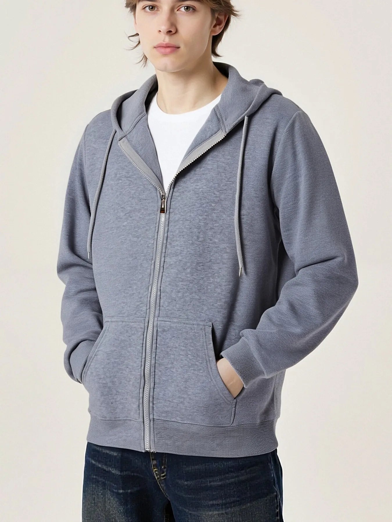 Gevoerd vest met rits