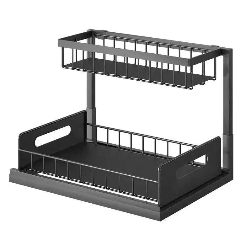 Uitschuifbare metalen onderkast organizer