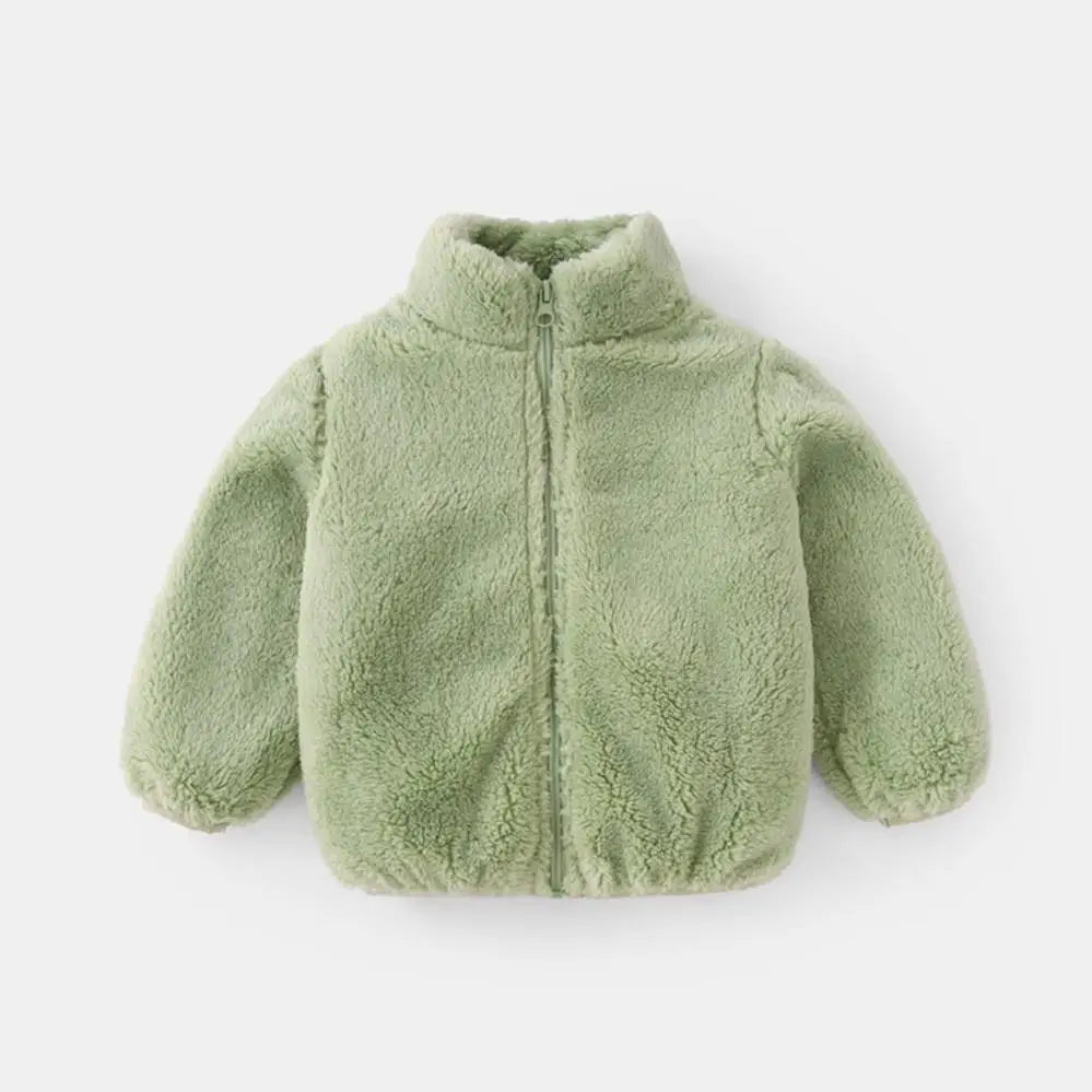 Pluche kinderjas met rits - afbeelding 13