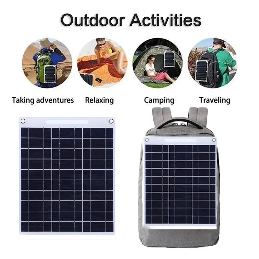 100W draagbare solar charger met dubbele USB-poorten