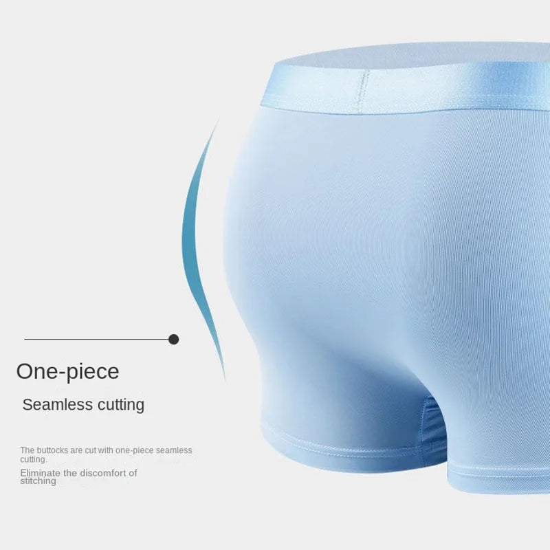 Boxershorts, zijdezacht materiaal (set van 4)