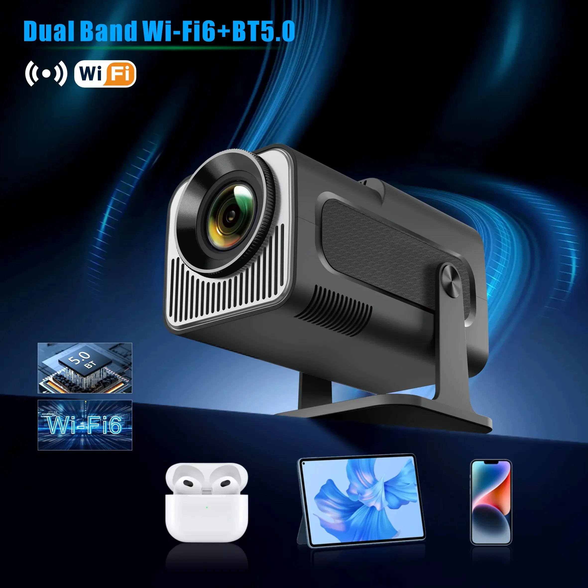 HY320 mini-projector met Android 14.0