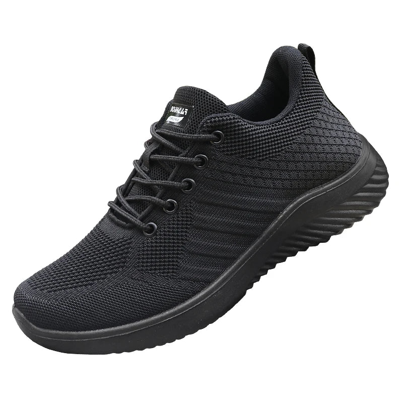 Ademende gebreide herensneakers - afbeelding 5