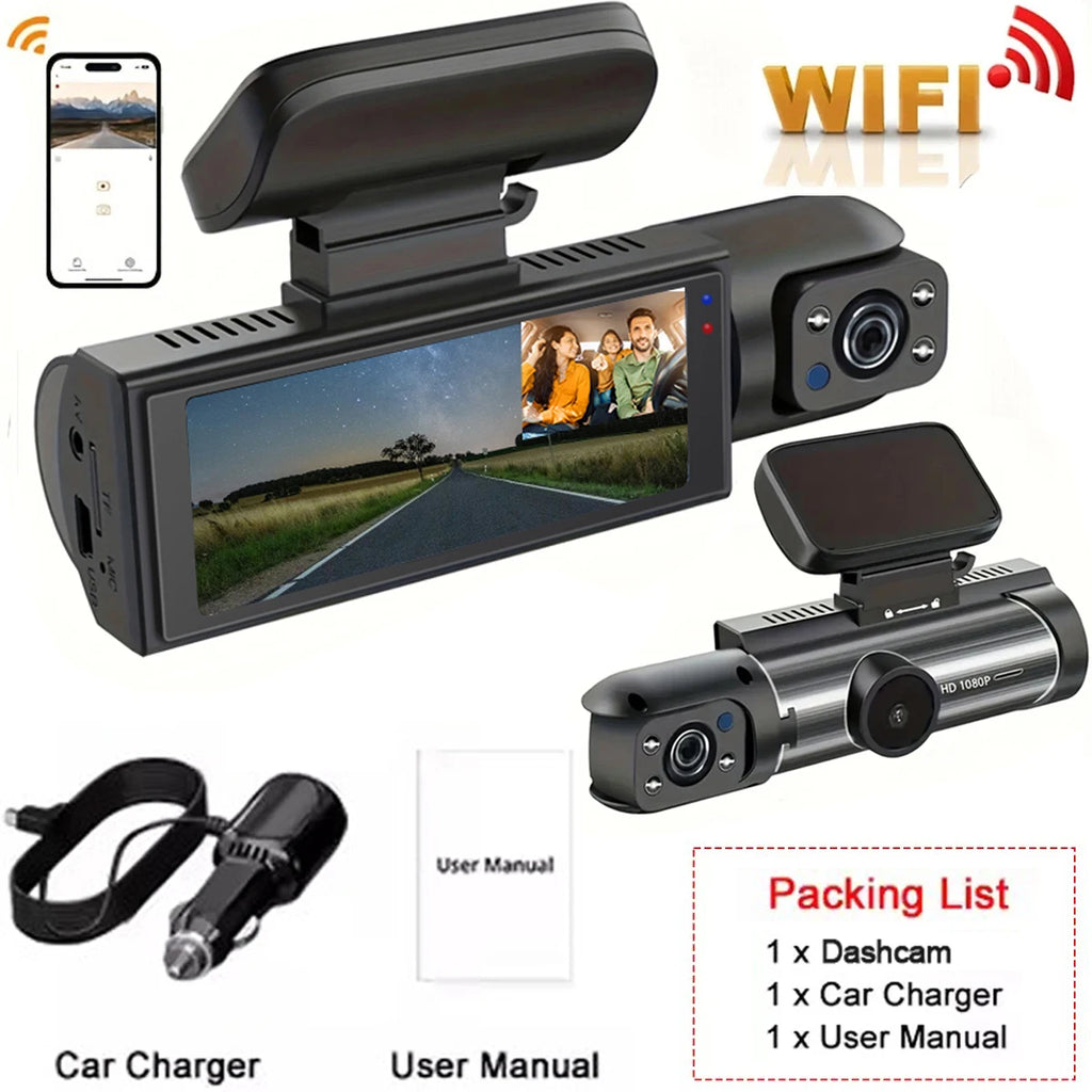 1080P Dashcam voor auto's met wifi