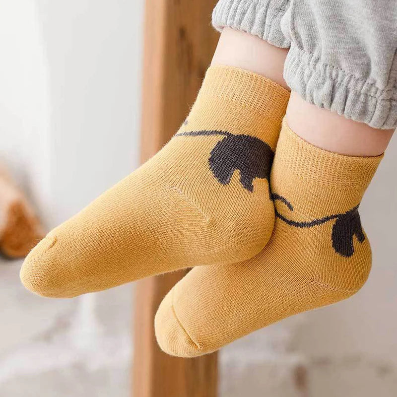 Kindersokken met katten, 5 paar - afbeelding 3