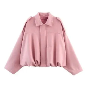 Suède-look jack met vleermuismouwen - afbeelding 23