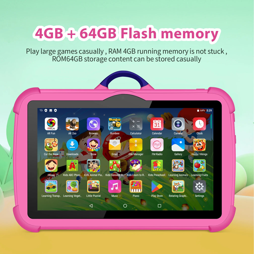 Kindertablet 7 inch met leerapps (Android)