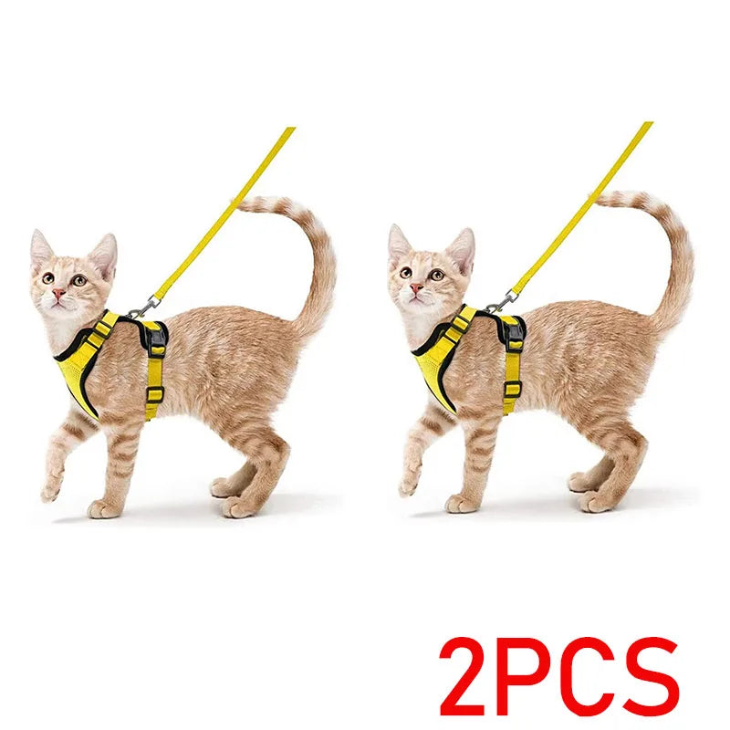 Escape proof kattenharnas met riem