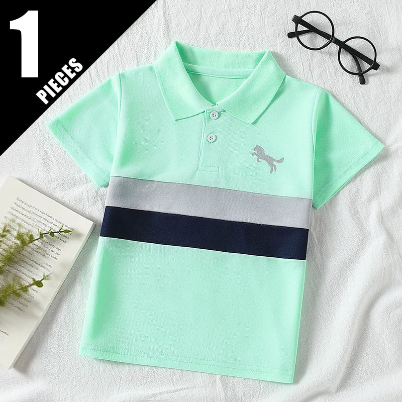 Gestreepte POLO kindershirts